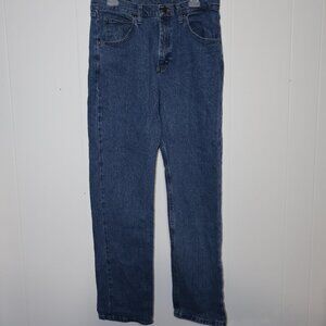 Wrangler Premium Quality Straight Leg Jeans – Classic Blue (Men’s 32x34)